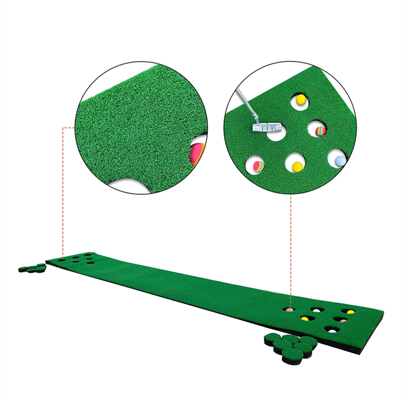 golf putting mat with putter 3