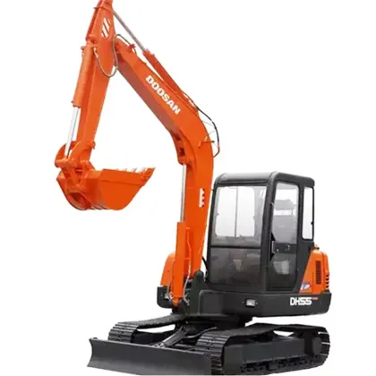 Used Doosan DH55-7 Crawler Excavator: 6 Ton Heavy Duty Construction Machine