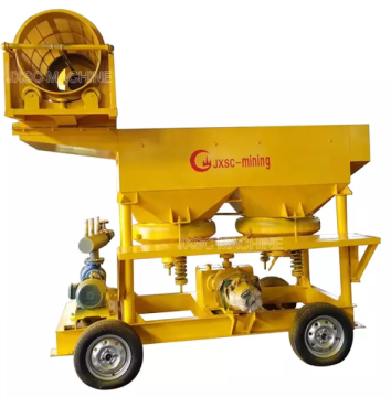 Mobile Gold Diamond Gem Mine Washing Plant 5-10 TPH