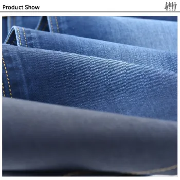 Woven Technics Shrinkproof stretch basic blue polyester yarn-dyed denim