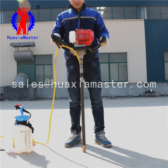 Single drilling BXZ-1 mini horizontal directional drilling machine / mini drill rig / field exploration drilling rig