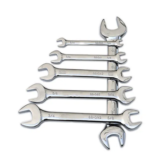 Universal Repair Hand Tool: Double Open, Polished Chrome Surface, Combination Spanner Wrench