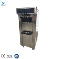 portable soft ice cream machine three flavor automatic