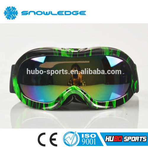 Custom ski goggle straps wholesale snowboard colored mirror sports eyewear