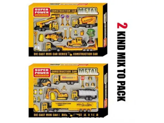 DIE CAST PULL BACK MOBILE MACHINERY SHOP