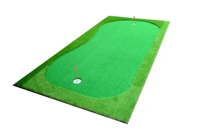 Golf Putting Green Turf Mat On Concrete