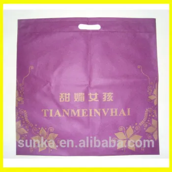OEM Machine-made Non-woven Punching Bags For Handbags Packaging