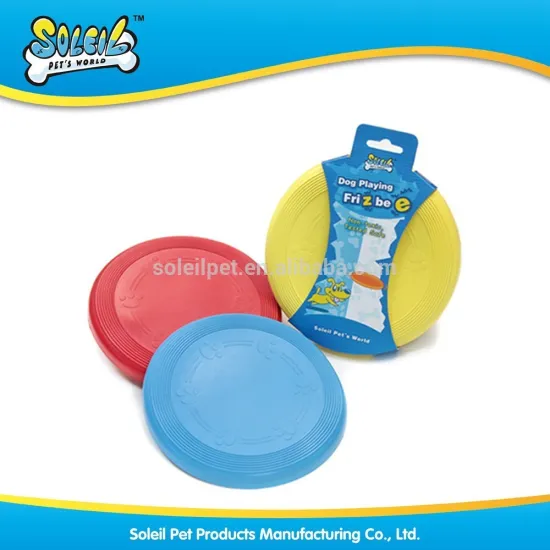 2015 Hot Sale Rubber Dog Frizbee Toy Puppy Toy