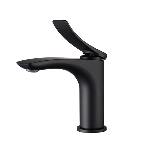 Precio del grifo del lavabo de tocador de baño negro Precio del grifo