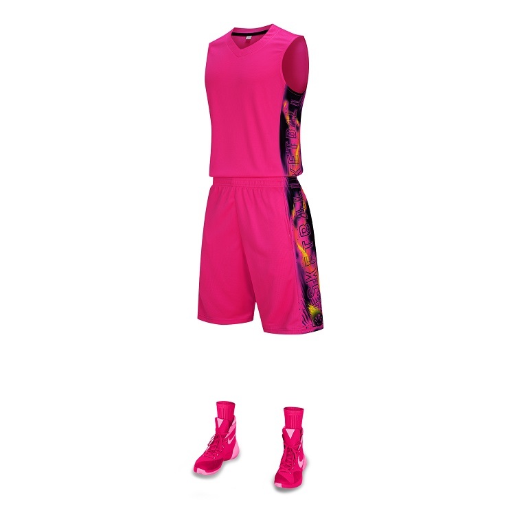 Men Basketball Uniform Sports Training Basketball Jersey