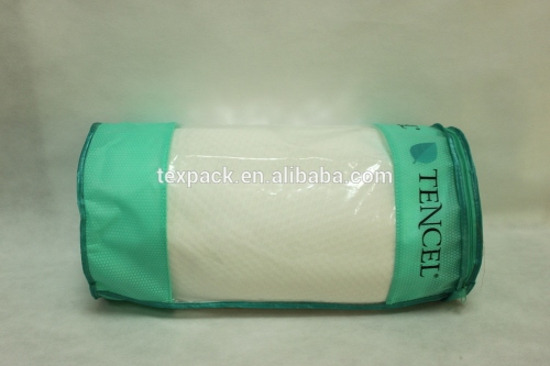 Durable transparent PVC/PE round duvet bag cylinder for sale