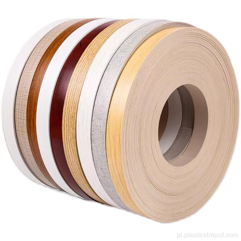 Drewniane ziarno PVC Banding krawędzi