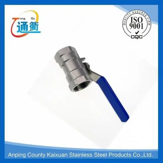 made in china casting threaded 1 pc bsp ss316 ball valves