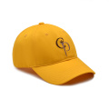 6 pannello giallo ricamato da baseball berretto da baseball
