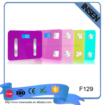 2016 LED display digital body fat scale, body fat analyzer Digital Weight Scale Factory