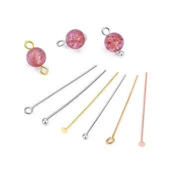 Wholesale 925 Sterling Silver Head Pins & Needles: 20mm, 30mm, 40mm for Jewelry Making & DIY Accessory Projects