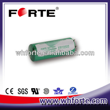 3600mah lithium battery er18505 for gas meter