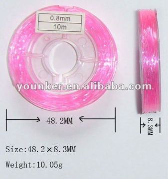 High Quality Colored Crystal Elastic Line For Jewelry,Nylon Line,Jewelry Line