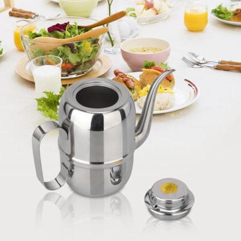 New Multi-model Kitchen Supplies Stainless Steel Oil Cans Ang Pot Home Leakproof Soy Sauce Pot Seasoning Sesame Oil Bottled Tank