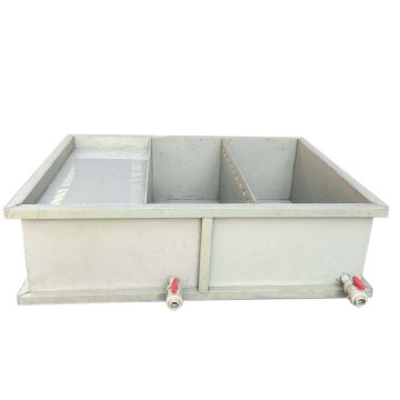 PP electrolytic pickling tank of electroplating equipment