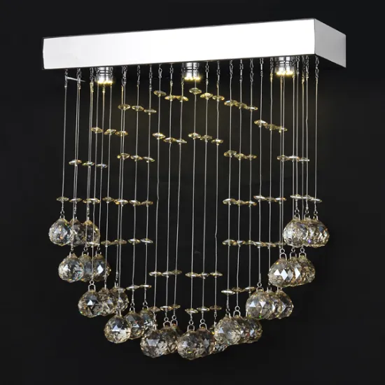 romantic led chandeliers pendant light with crystal