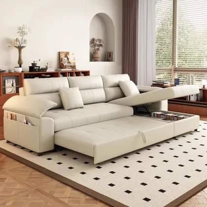 2024 Imperial Concubine Style Telescopic Sofa Bed for Small Apartments
