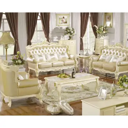 European Style Cheers Furniture Recliner Leather Sofa