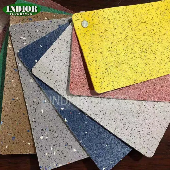 Indonesia Heterogeneous Solid Backing PVC Vinyl Flooring Rolls for Hospitals and Hotels