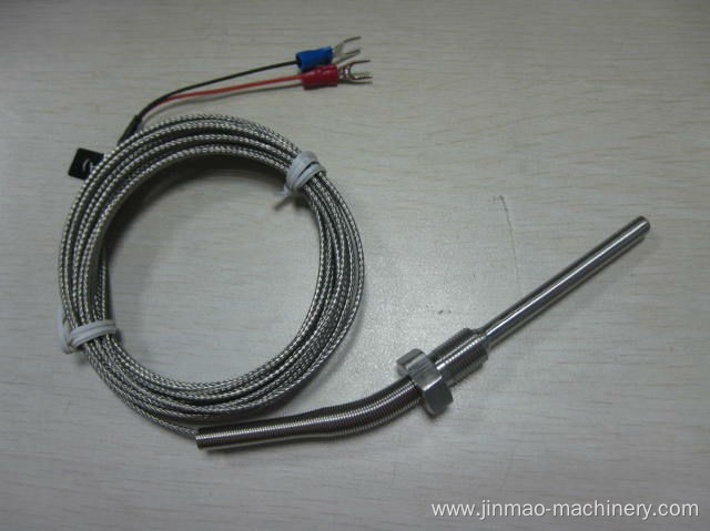 k type thermocouple with lead wire for extruder machine