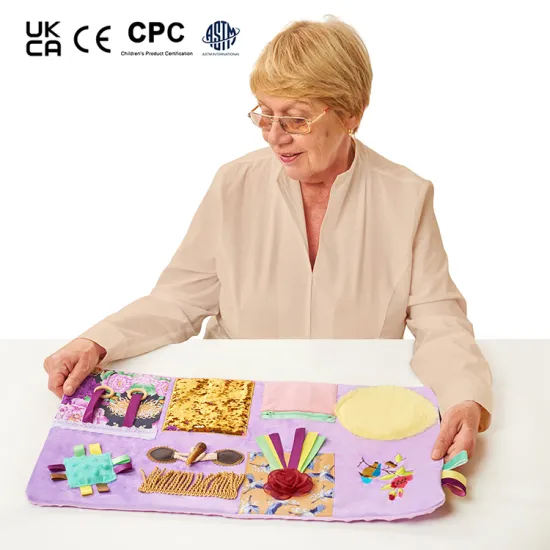 Comforting Dementia & Alzheimer's Therapy: Collapsible Autism Sensory Toys, Fidget Blankets, and Calming Activities