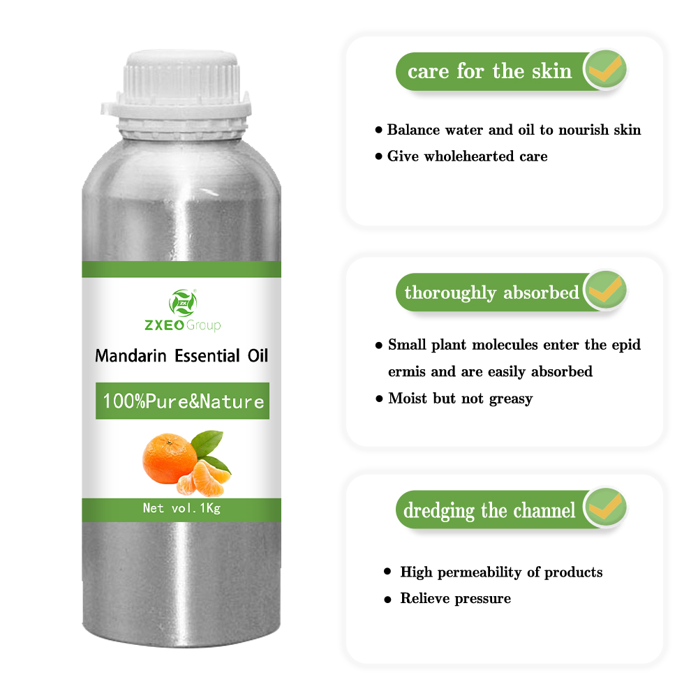 Bulk por atacado 100% Óleo essencial para mandarim melhorar a imunidade corporal de qualidade essencial uso de óleo essencial para amostra livre de aromaterapia