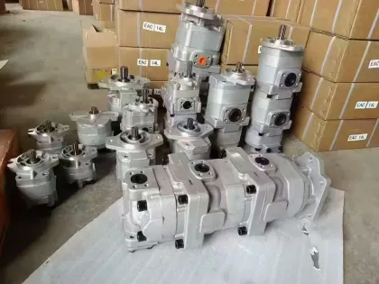 Alternative gear pump for Komatsu dump truck series