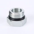 Metric Male Bite Type Fittings Hydraulic Male Threaded Straight pipe fittings