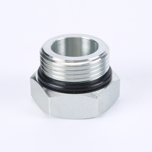 Hexagon Edge Plug Metric Male Bite Type Fittings Hydraulic Male Threaded Straight pipe fittings Supplier