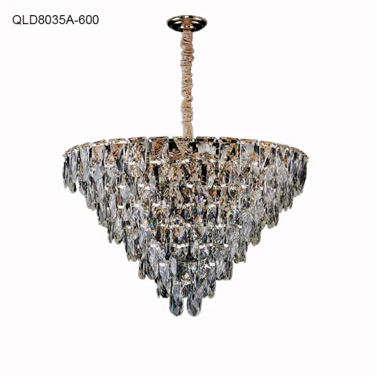 led modern luxury lighting crystal foyer chandeliers
