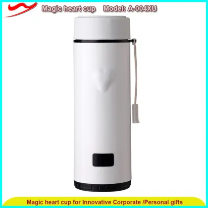 LED color changing cup / New Magic heart touch cup