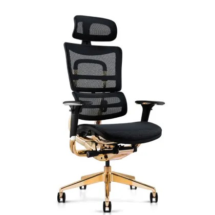 Luxury Golden Executive Ergonomic Chair