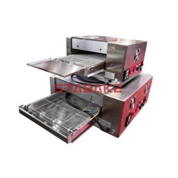 Commercial Electric Conveyor Pizza Oven for Sale - Automatic Stainless Steel Pizza Machine