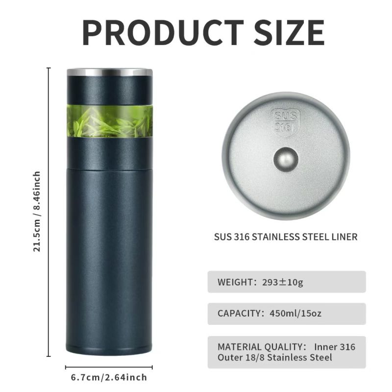 Modern Travel Smart Insulated Water Bottle
