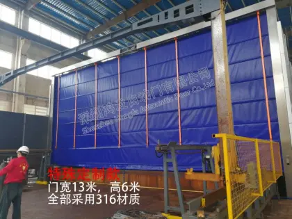 High speed mega stacking door