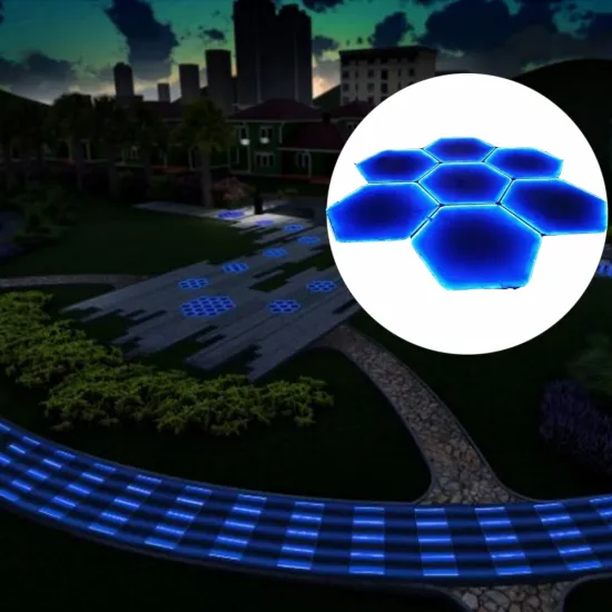 BIPV New Energy: Bright Color Rectangular Hexagonal Solar Panel Tiles for Outdoor Garage and Street Lights