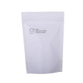 Biobased koffiezak met ventiel witte kraft papieren zak