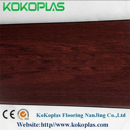 PVC Fireproof Flooring Looking Like Wood