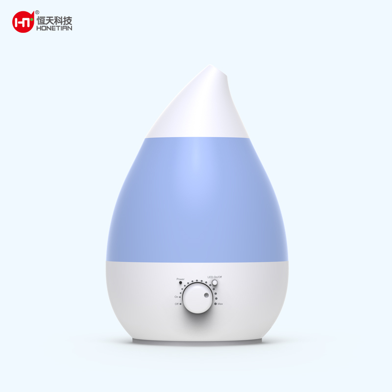 HONETIAN 7 colors night light knob control large mist output 3.8L capacity custom colors indoor ultrasonic cool mist humidifiers
