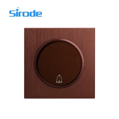 European Standard 10A Brown 1 Gang 1 Way Wall Light Switch
