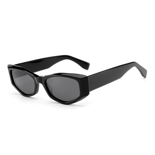 Polarized Prescription Sunglasses Custom Polarized Acetate Sunglasses Irregular Frame Manufactory