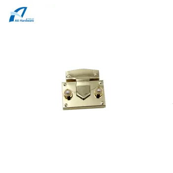 Zinc Alloy Hardware Accessories with Pearl Handbag Lock