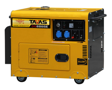 7kVA Portable Single Cylinder Diesel Engine Generator in Uzbekistan (Silent)