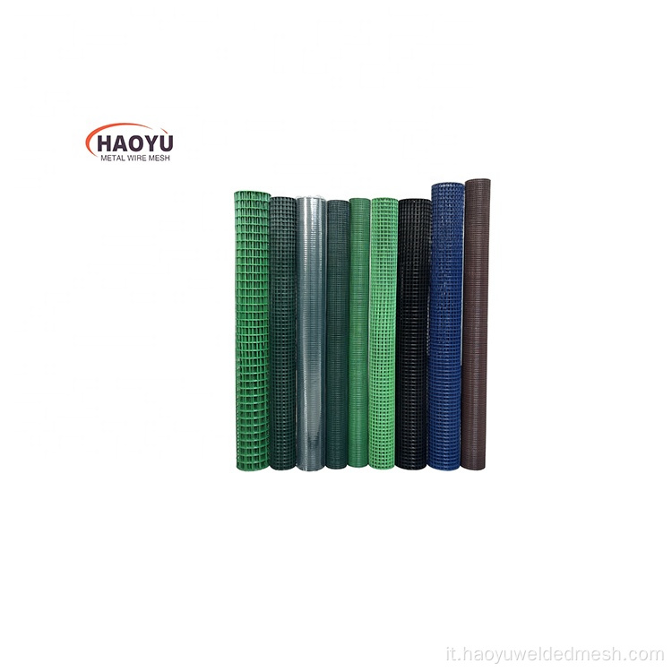 Mesh di filo in PVC commerciale per gabbie animali