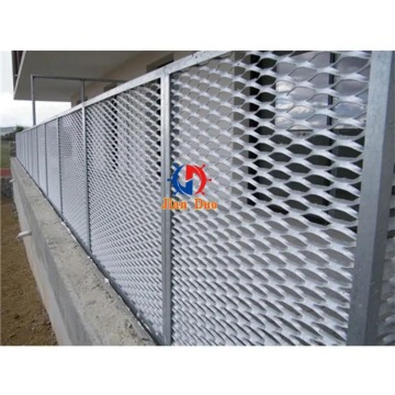 1220 x 2440 mm Flattened Sheet Galvanized Expanded Metal Mesh